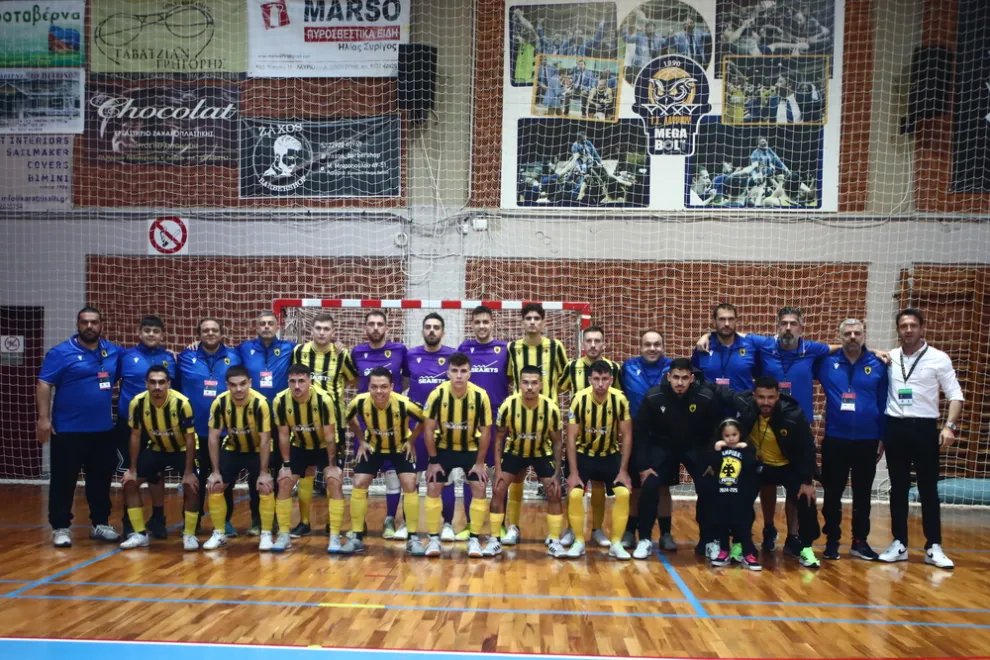 Futsal Ανδρών: Να συνεχίσει με νίκη στην κορυφή θέλει η ΑΕΚ!