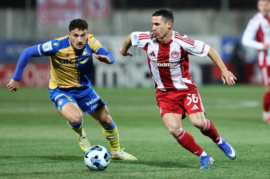 Stoiximan Super League: Νίκησε τον Αστέρα AKTOR στην Τρίπολη ο Ολυμπιακός