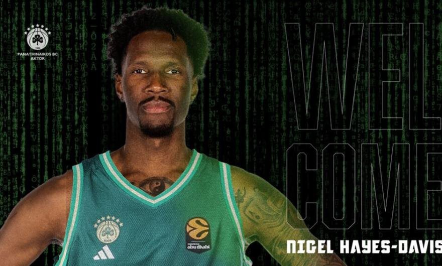 Επίσημο: Στον Παναθηναϊκό ο Νάιτζελ Χέις-Ντέιβις μέχρι το 2028