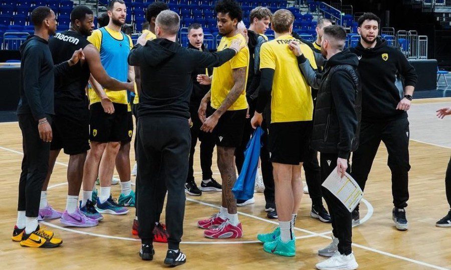 ΑΕΚ: Πρωινή προπόνηση στην Uber Arena πριν το ματς με την Άλμπα (ΦΩΤΟ)