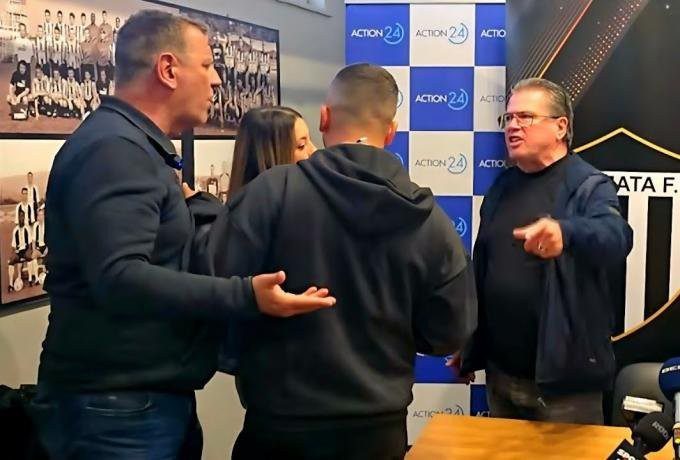 Super League 2: Διαμάχη Σούλη Παπαδόπουλου και Σωτήρη Γεωργούντζου στη συνέντευξη Τύπου (vid)