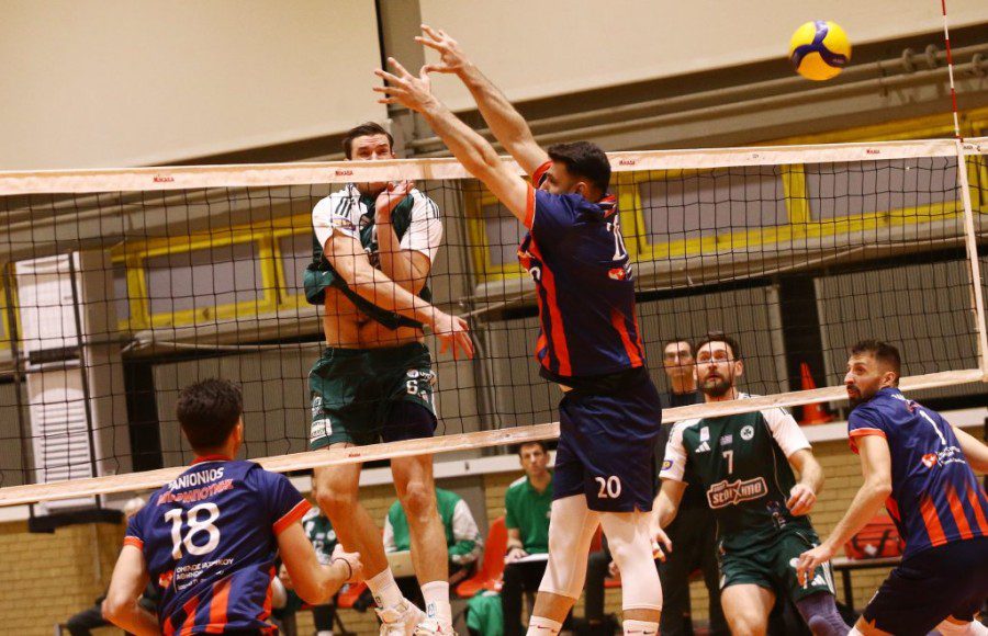 Volley League Ανδρών: Νίκες για Παναθηναϊκό, Μίλωνα και ΠΑΟΚ