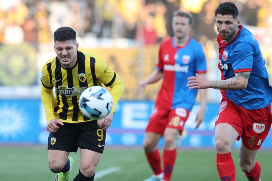 Βόλος – ΑΕΚ: Η ευκαιρία του Γιόβιτς για να ανοίξει το σκορ (vid)