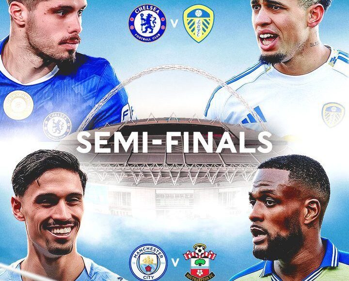 Τα ζευγάρια των ημιτελικών του Κυπέλλου Αγγλίας