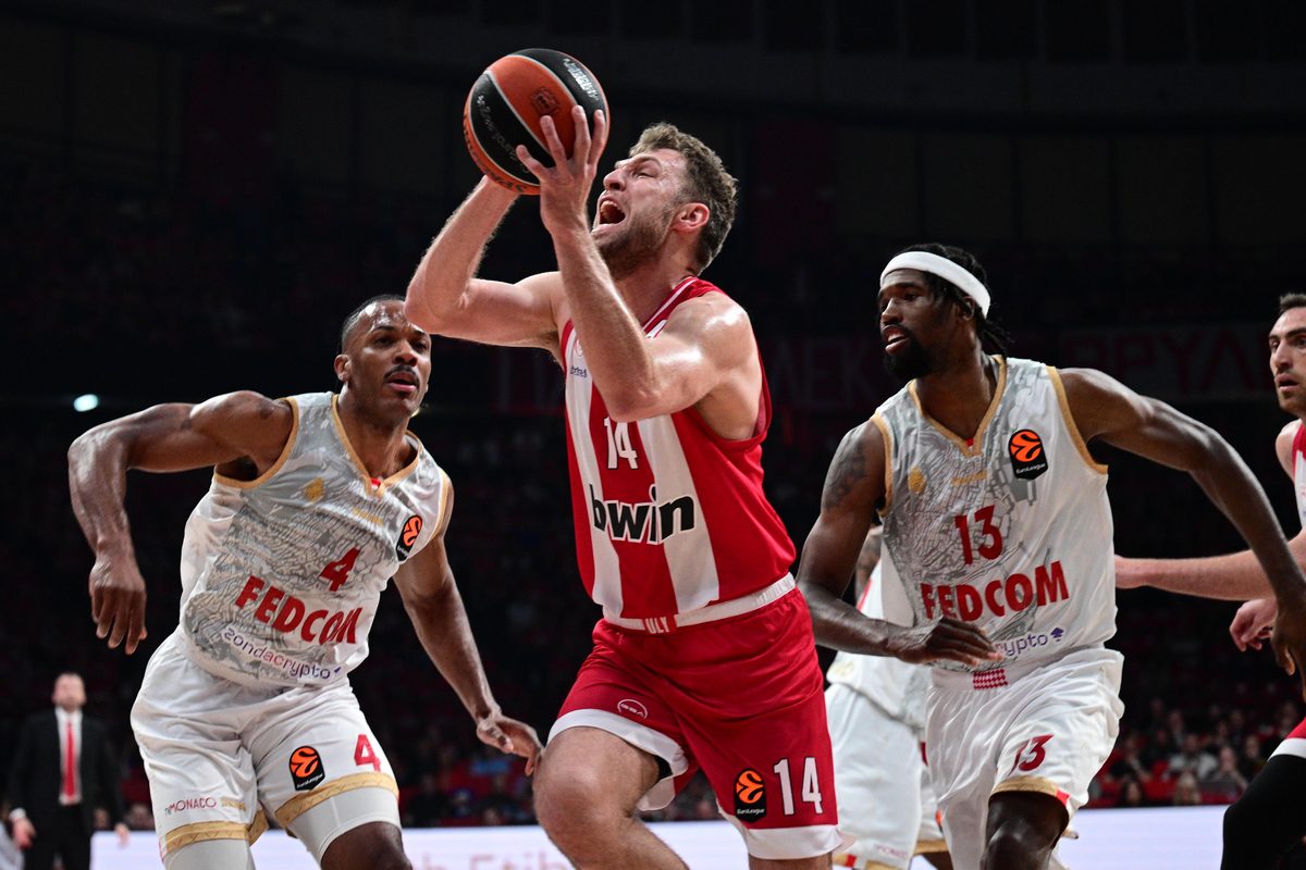 Euroleague: «Καθάρισε» τη Μονακό ο Ολυμπιακός και έκανε το πρώτο βήμα για Final Four