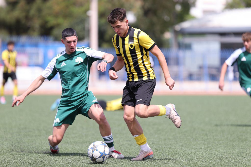 Super League Κ19: Δείτε τα στιγμιότυπα από το ντέρμπι της ΑΕΚ με τον Παναθηναϊκό (VIDEO)