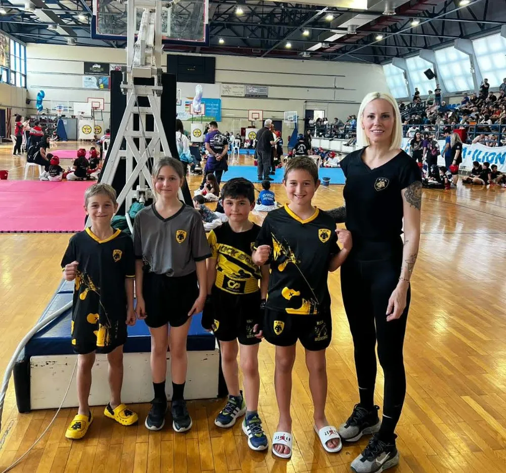 ΑΕΚ Ακαδημία Kick Boxing: Συμμετείχε στο KIDS OPEN 2026