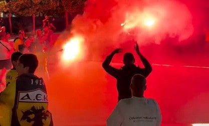ΑΕΚ: «Έκρηξη» πανηγυρισμών στη Σύμη για την κατάκτηση του πρωταθλήματος (vid)