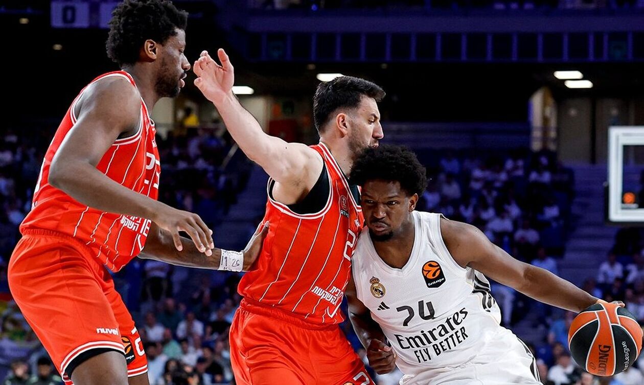 EuroLeague: Τα highlights από τη νίκη της Χάποελ Τελ Αβίβ επί της Ρεάλ (vid)