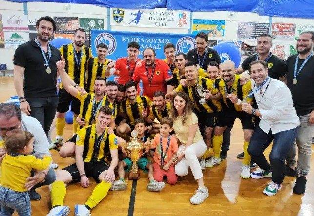 Σαν σήμερα 3/6: Κυπελλούχος Ελλάδας η ΑΕΚ στο Futsal