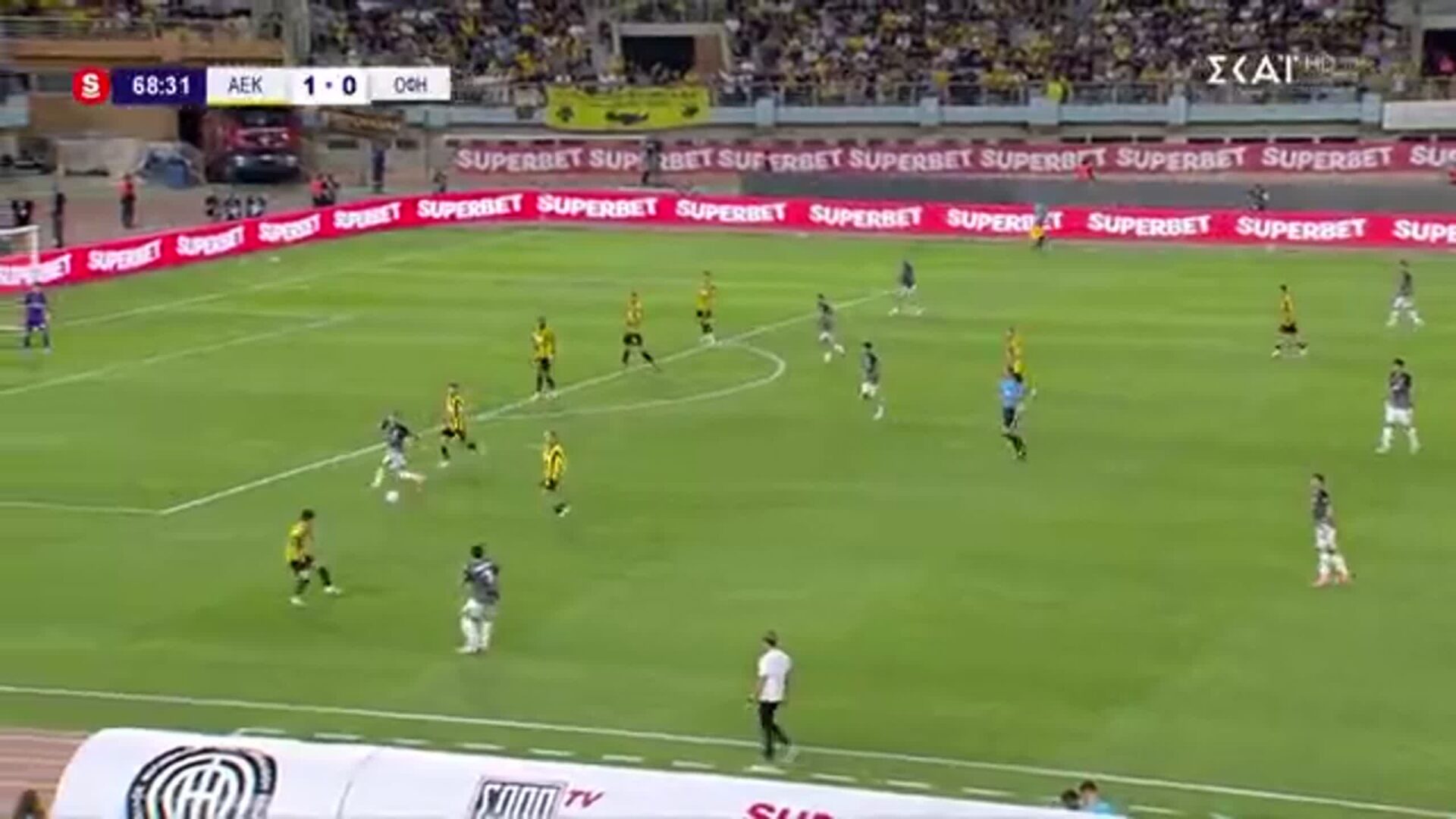 ΑΕΚ-ΟΦΗ: Ο Ανδρούτσος ισοφάρισε για το 1-1 (VIDEO)
