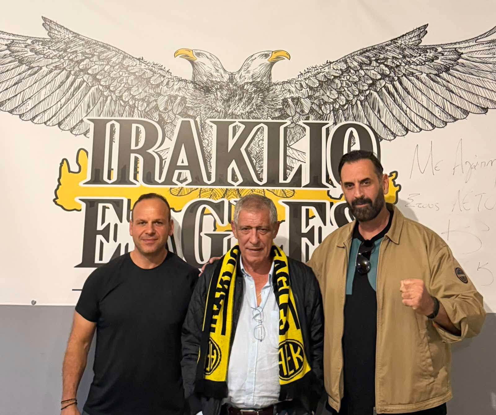 Επισκέφθηκε το Μουσείο ΑΕΚ IRAKLIO EAGLES ο Φερνάντο Σάντος!